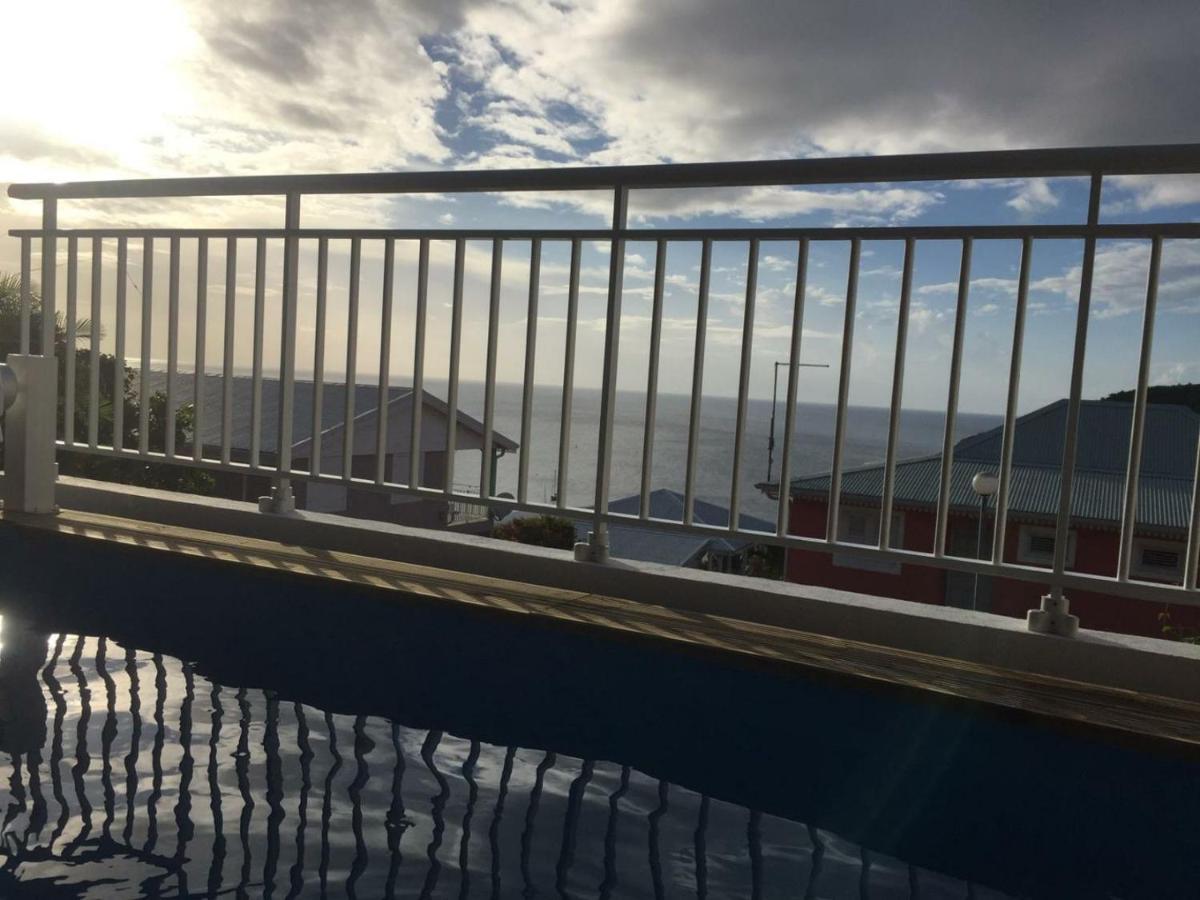 Rose Phoenix Rez-De-Jardin Piscine Et Vue Mer Les Anses-d'Arlets Exterior foto